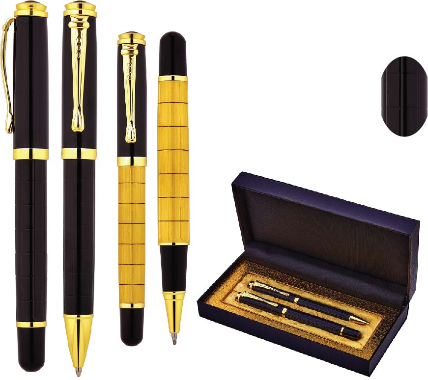 Promosyon Kalem Seti KS-100 | Lazer Baskılı Kutulu Model