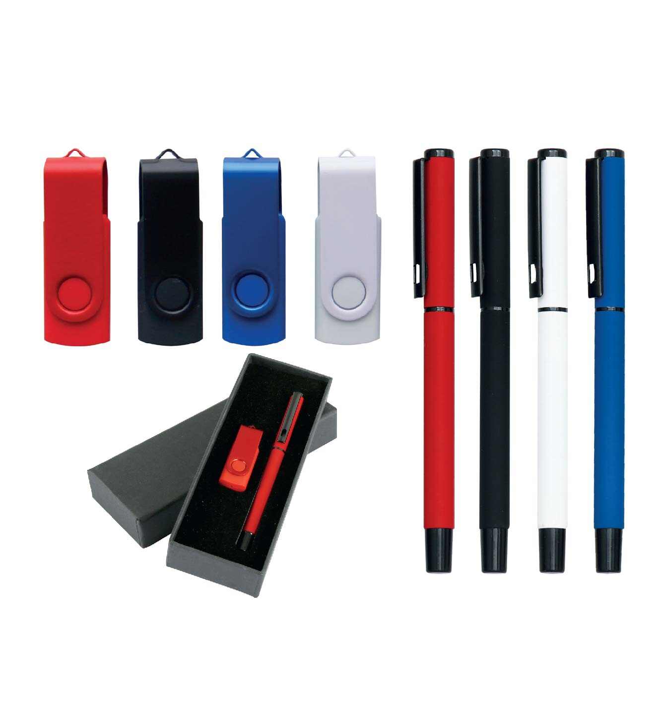 Promosyon Kutulu Kalem ve USB Bellek Seti UB-280