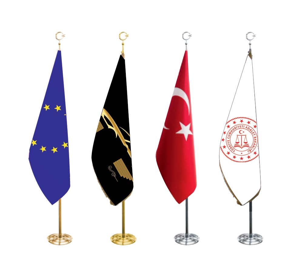 Promosyon Makam Bayrağı BYK-100 | Logo Baskılı Makam Bayrağı