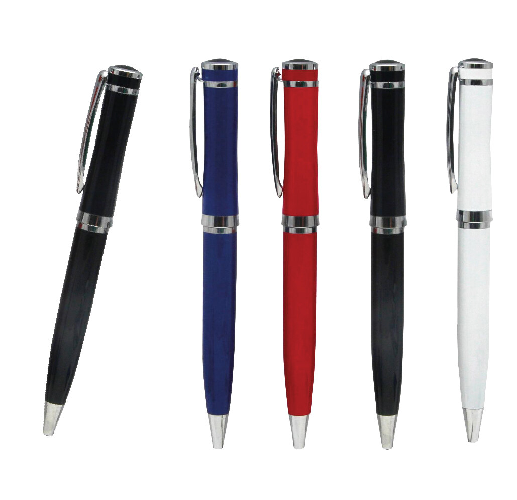 Promosyon Metal Kalem MK-310 | Krom Detaylı Logo Baskılı Premium Metal Kalem