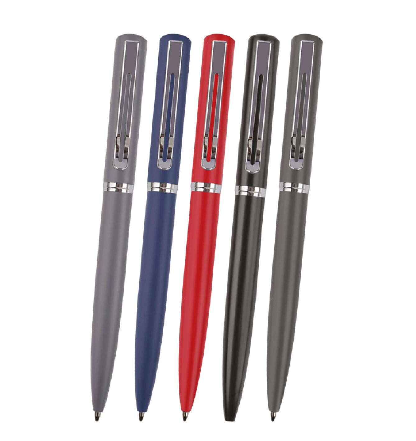 Promosyon Metal Kalem MK-390 | Mat Gövdeli Logo Baskılı Premium Metal Kalem