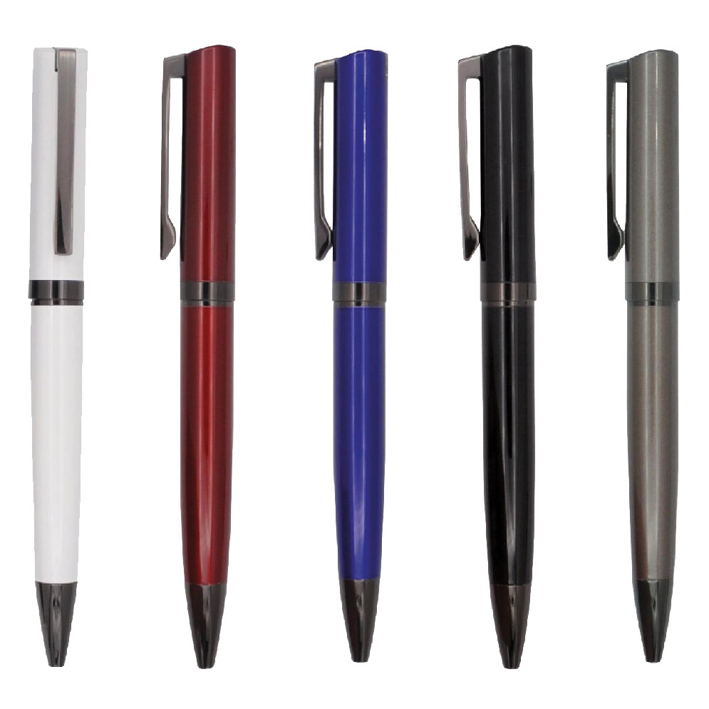 Promosyon Metal Kalem MK-410 | Parlak Gövdeli Logo Baskılı Premium Metal Kalem