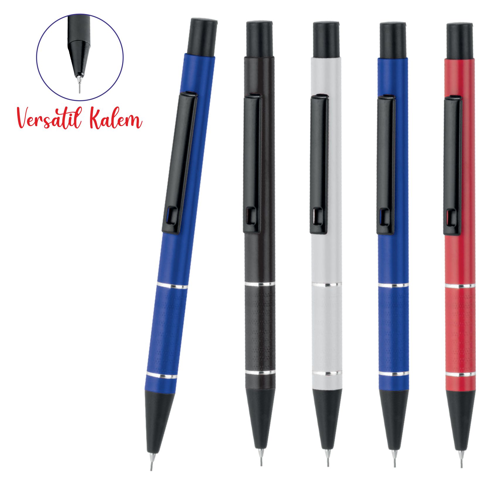 Promosyon Metal Versatil Kalem MK-195 | 0,7 mm Uçlu
