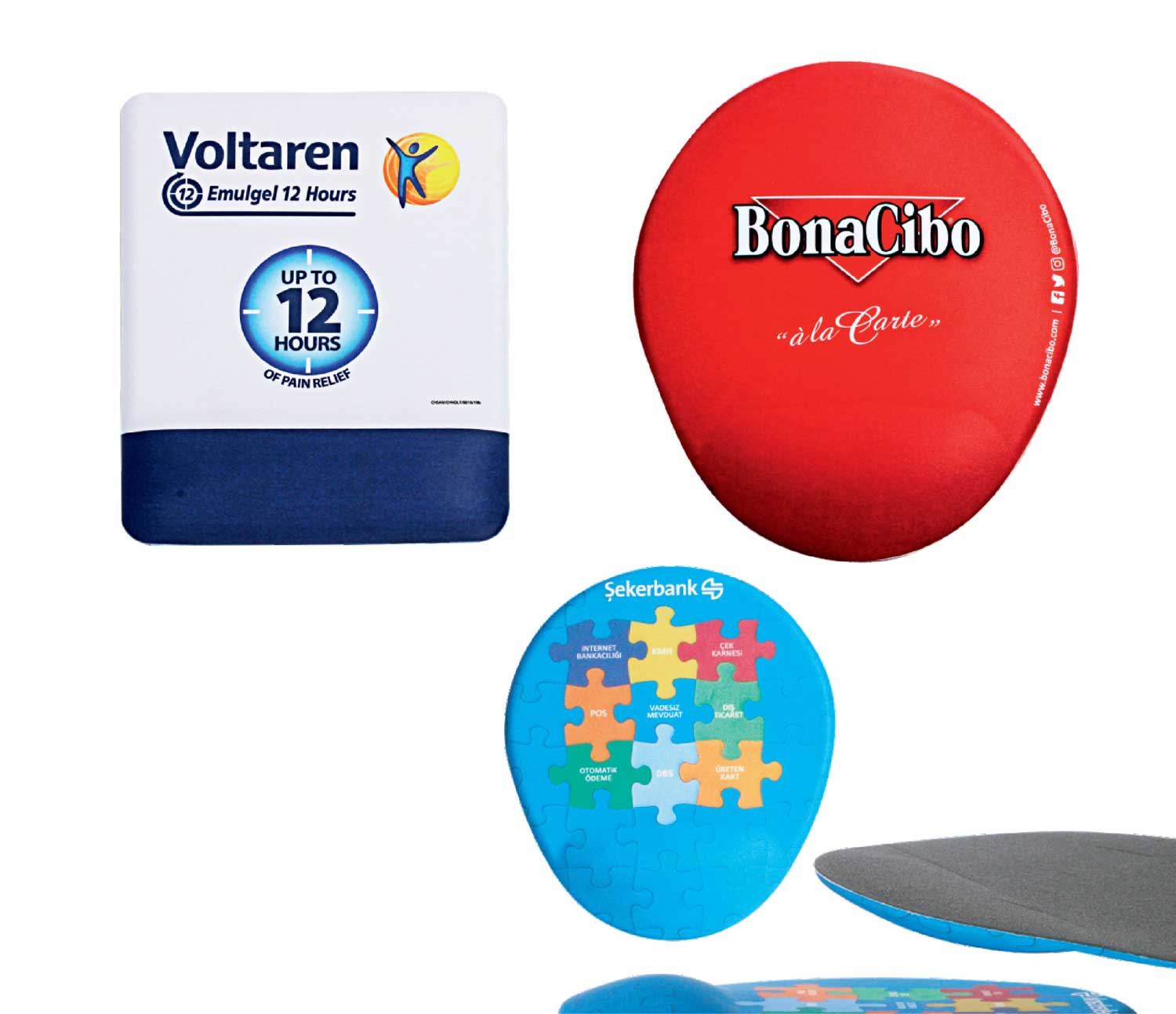 Promosyon Bilek Destekli Mouse Pad MP-650 | Ofset Dijital Baskılı (18x22 cm)