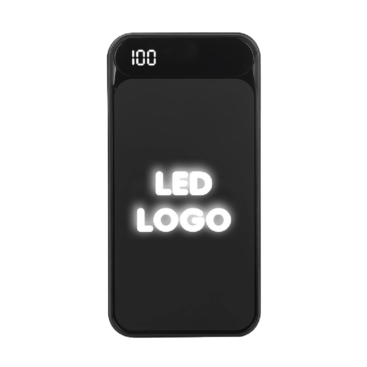 Promosyon Powerbank 10.000 mAh PB-260 | Işıklı Logo Baskılı Powerbank