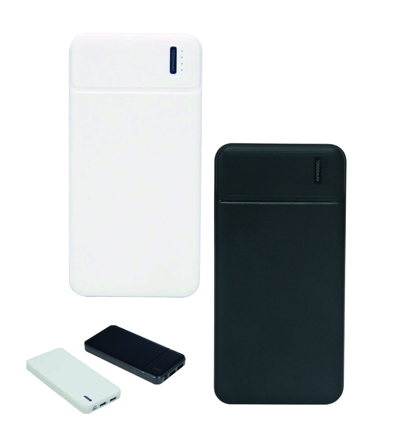 Promosyon Powerbank 10.000 mAh PB-310 | Logo Baskılı İnce Tasarım Powerbank