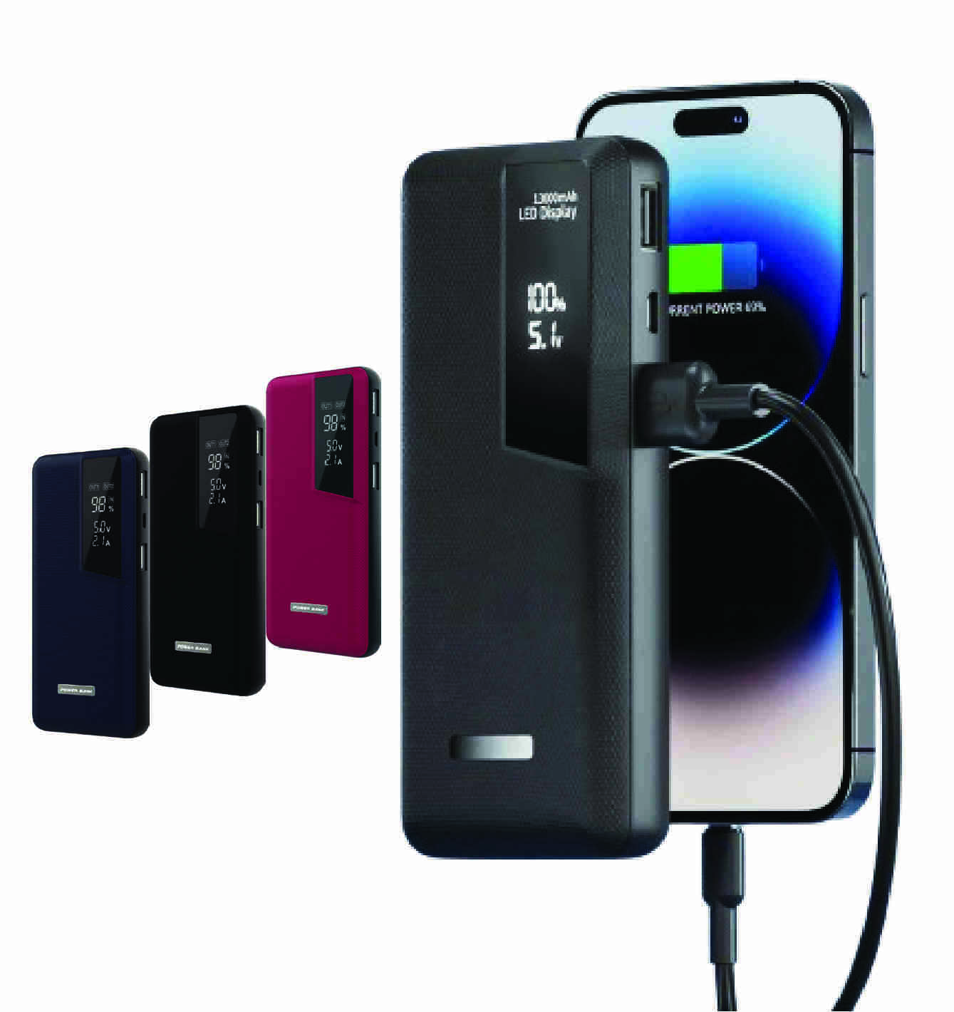 Promosyon Powerbank 13000 mAh PB-110 | Logo Baskılı Powerbank