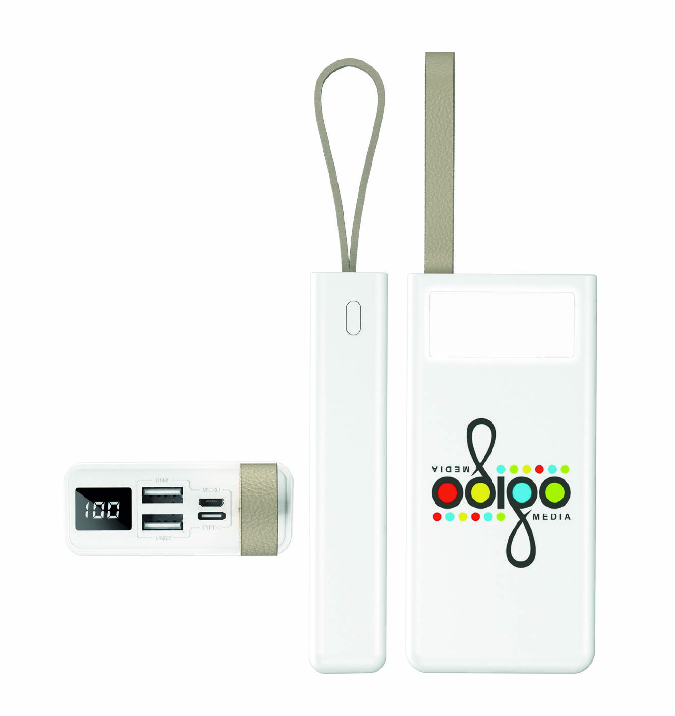 Promosyon Powerbank 20.000 mAh PB-220 | Logo Baskılı Yüksek Kapasiteli Powerbank