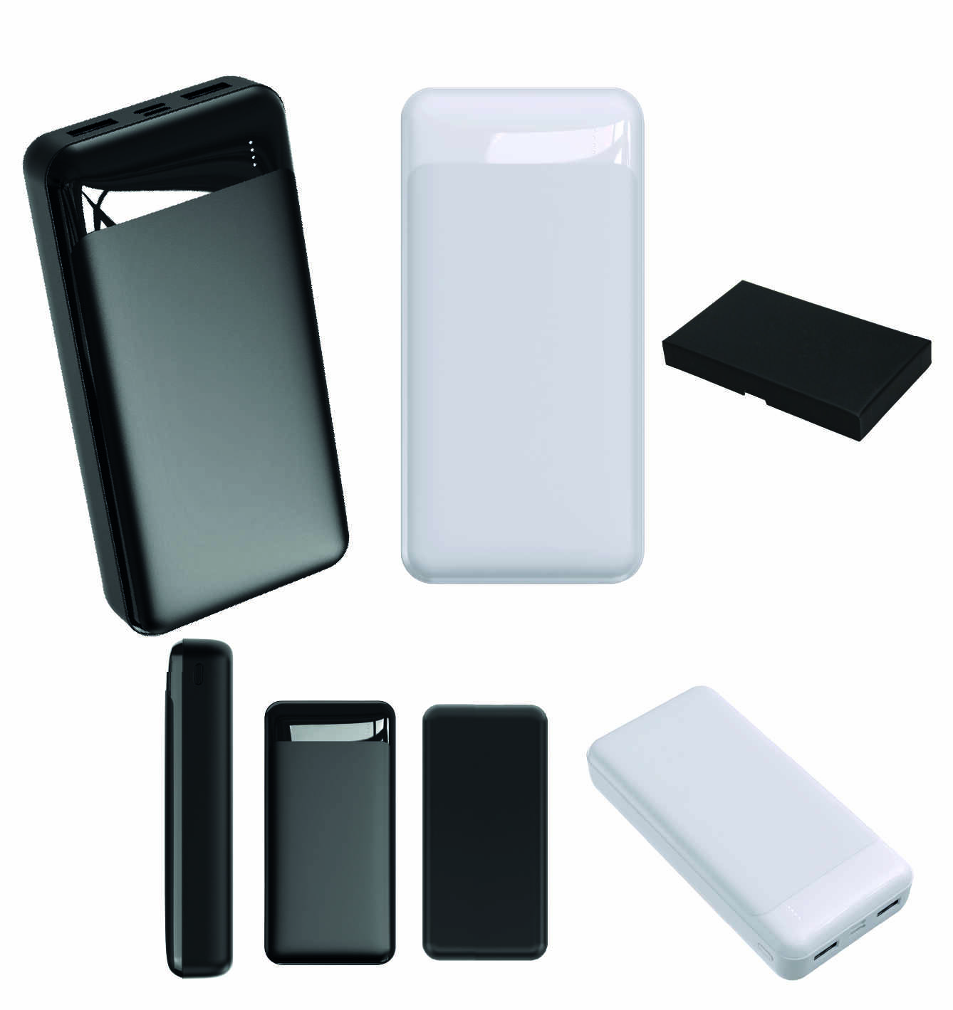 Promosyon Powerbank 20.000 mAh PB-300 | Logo Baskılı Yüksek Kapasiteli Powerbank