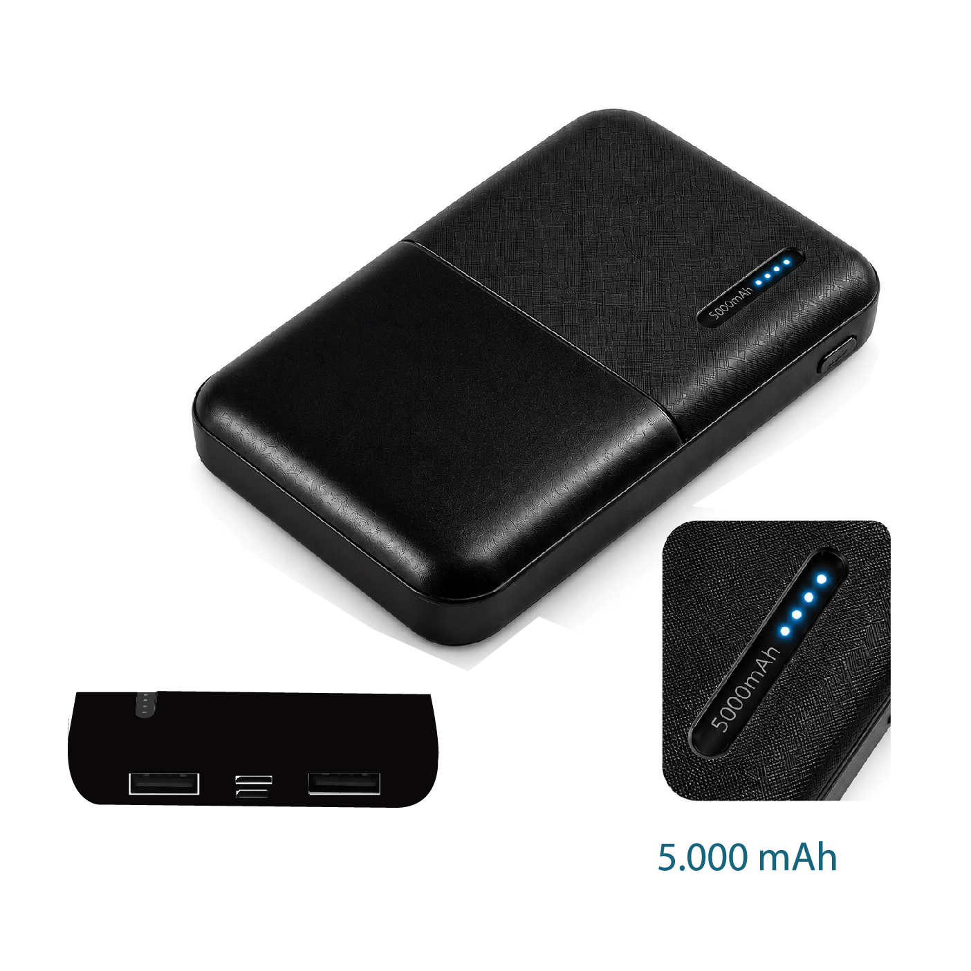 Promosyon Powerbank 5.000 mAh PB-290 | LED Şarj Göstergeli
