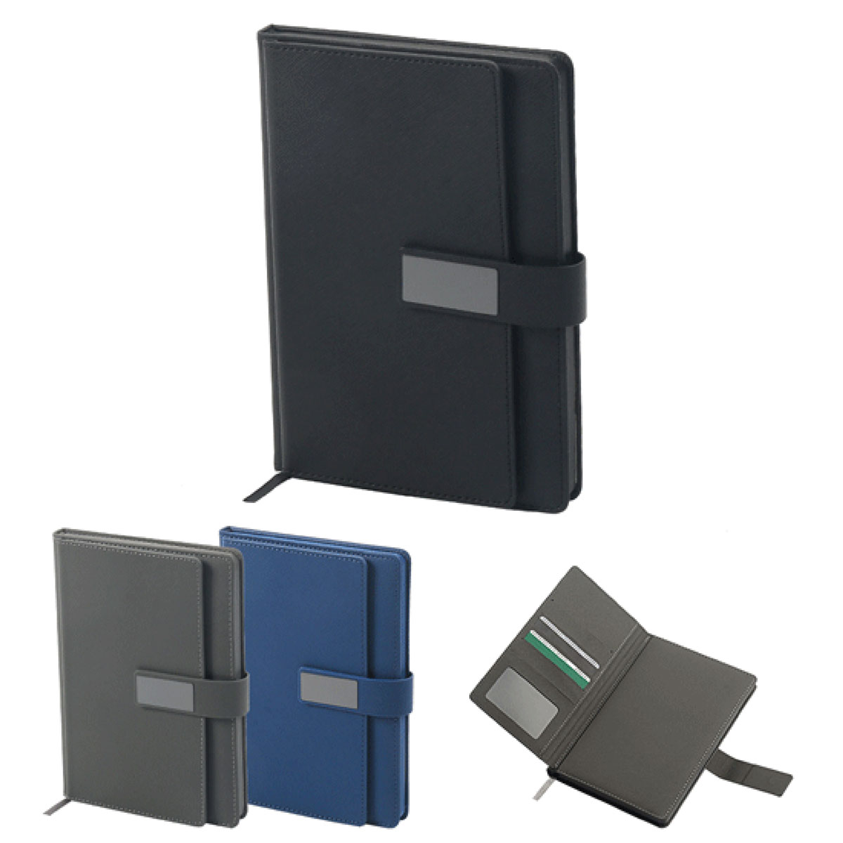 Promosyon Tarihsiz Defter TD-102 | 15x21 Kartvizit Cepli Kurumsal Defter