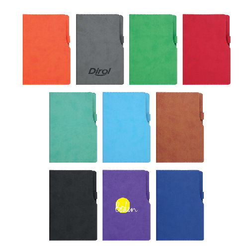 Promosyon Tarihsiz Defter TD-110 | 14,5x21 Termo Deri Kenarları Boyalı