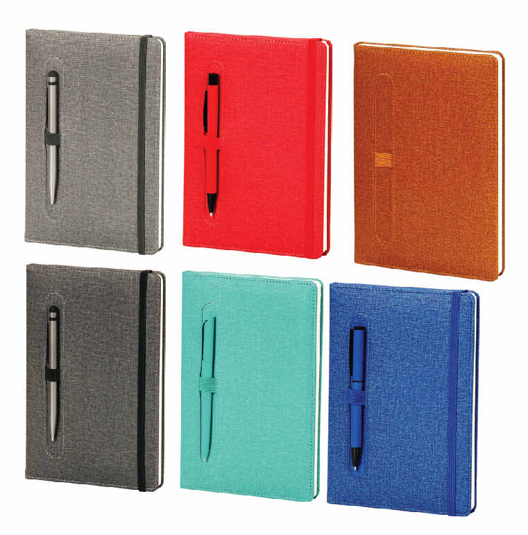 Promosyon Tarihsiz Defter TD-120 | 15x21 Termo Deri Kalem Yuvalı