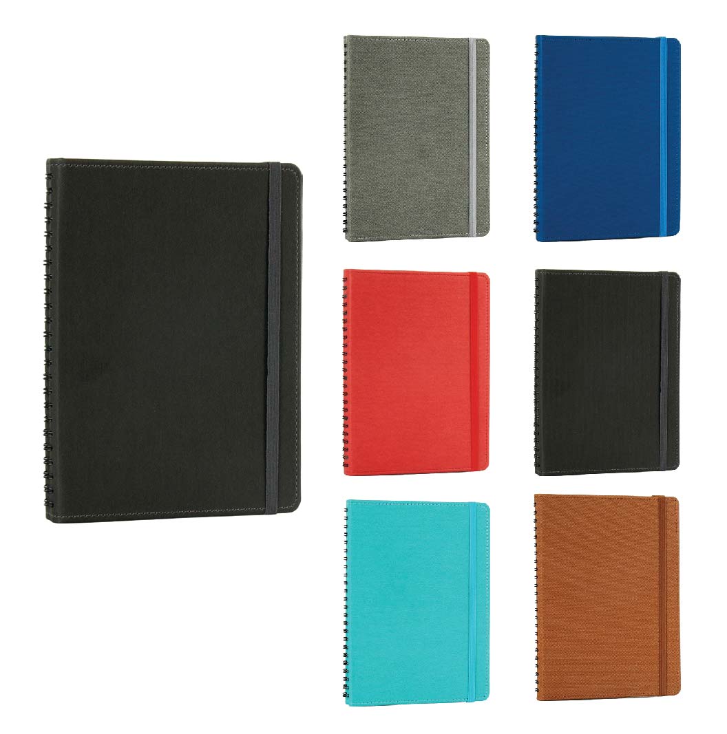 Promosyon Tarihsiz Defter TD-170 | 15x21,5 cm Gizli Spiralli Termo Deri Defter