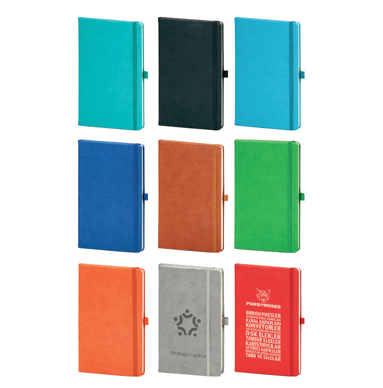 Promosyon Tarihsiz Defter TD-220 | 13x21 cm Termo Deri Ekonomik Defter
