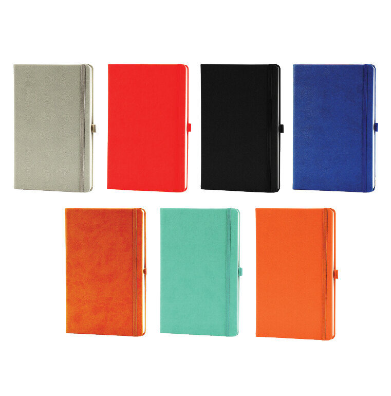 Promosyon Tarihsiz Defter TD-270 | 16x24 cm Büyük Boy Kareli Logo Baskılı Premium Defter