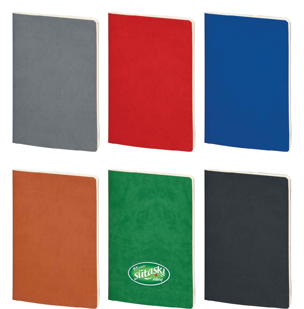 Promosyon Tarihsiz Defter TD-310 | Terzi Dikişli 13x21 cm Logo Baskılı Defter