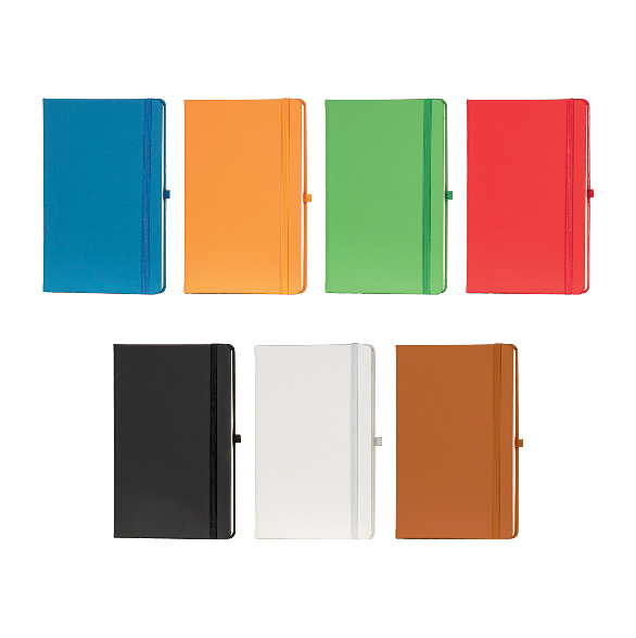 Promosyon Tarihsiz Defter TD-340 | Lastikli Kalem Tutuculu Logo Baskılı Defter