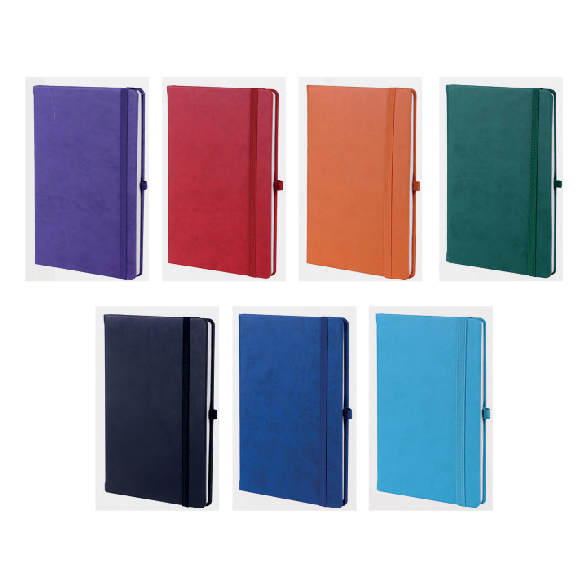 Promosyon Tarihsiz Defter TD-390 | Termo Deri Kalem Tutuculu Logo Baskılı Defter