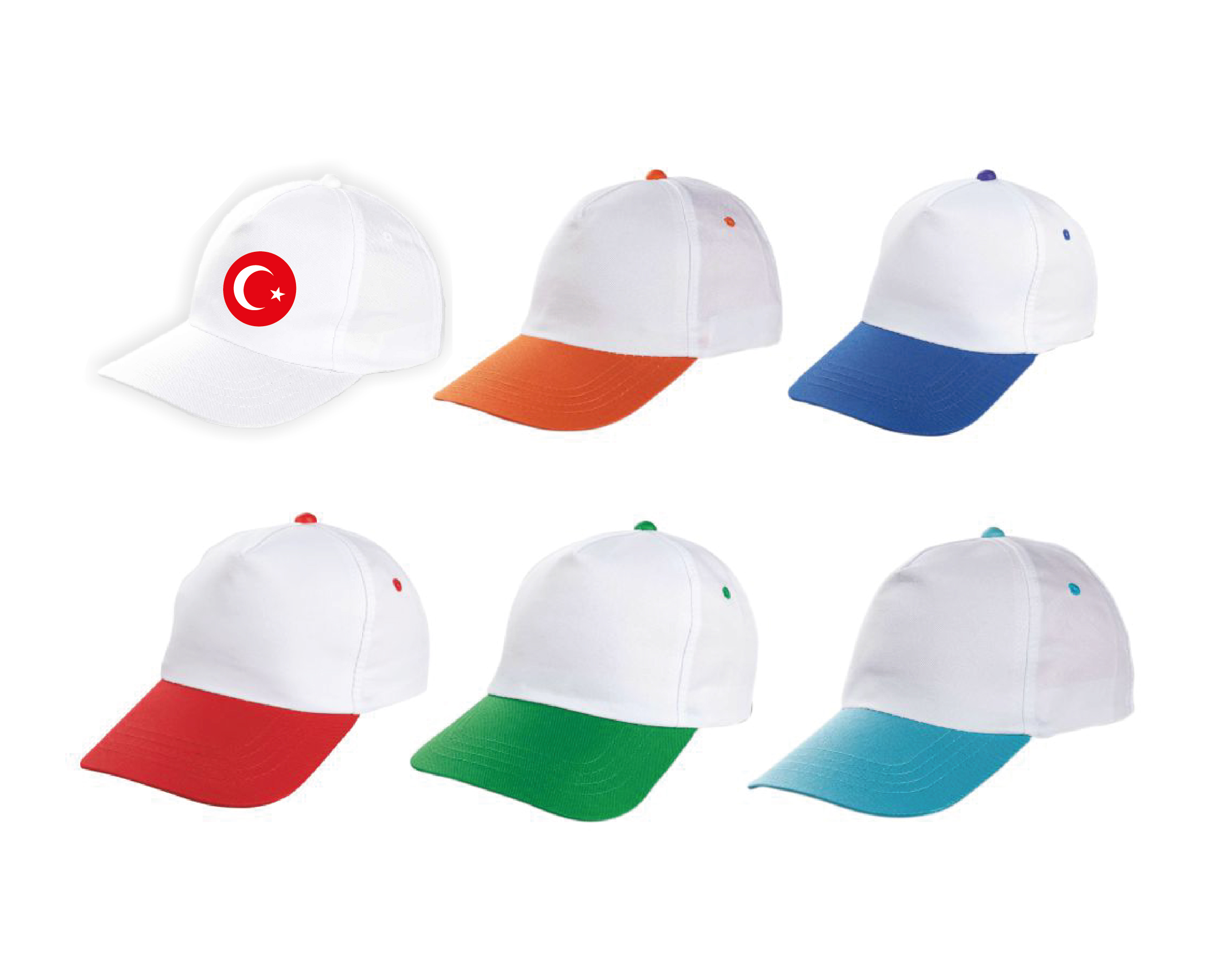 Promosyon Yerli Üretim Polyester Şapka ŞP-500 | Logo Baskılı Promosyon Şapka
